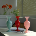 Franska vintage glasvas bordblomma vas